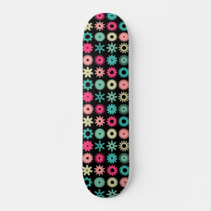 Cogs - Farben 01 - auf schwarz Skateboard
