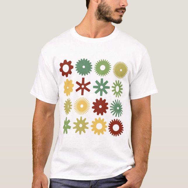 Cogs - Farben 03 T-Shirt (Vorderseite)