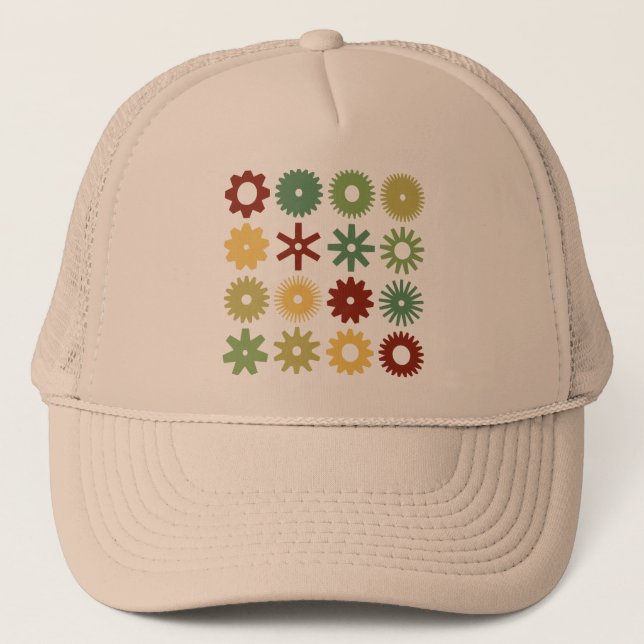 Cogs - Farben 03 Truckerkappe (Vorderseite)