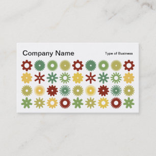 Cogs - Farben 03 Visitenkarte