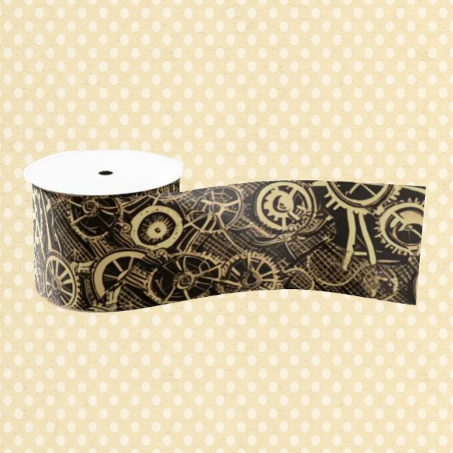 Cogs Gears Gold Metal Ripsband (Von Creator hochgeladen)