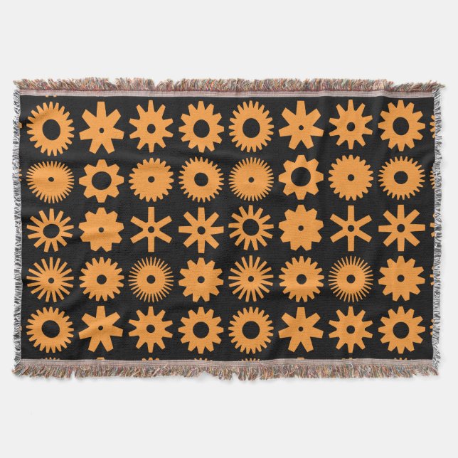 Cogs - Light Orange auf Black Decke (Vorderseite)