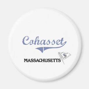 Cohasset Massachusetts Stadt-Klassiker Magnet