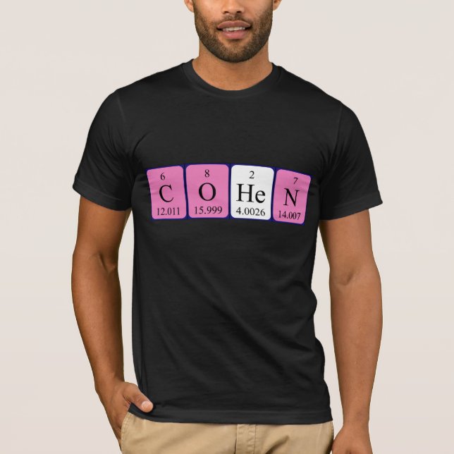 Cohen Periodenname Shirt (Vorderseite)