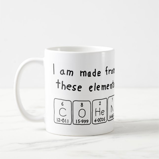 Cohen Periodenname Tasse (Links)