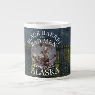 COHO CHINOOK BLACK BARREL & DIE SCHLECHTEN MÄNNER Jumbo-Tasse