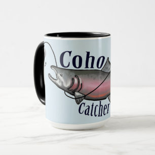 Coho-Lachs-ursprünglicher Entwurf Tasse