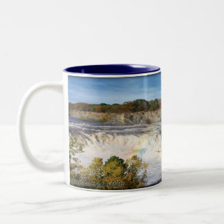 Cohoes Fälle Zweifarbige Tasse