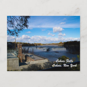 Cohoes Falls anpassbare Postkarte