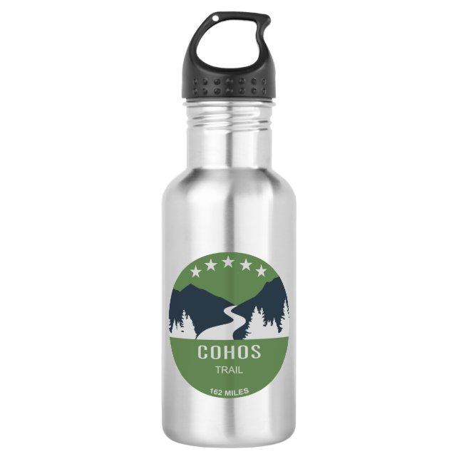 Cohos Trail New Hampshire Edelstahlflasche (Vorderseite)