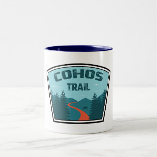 Cohos Trail New Hampshire Zweifarbige Tasse