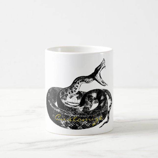 Coiled Rattlesnake Thunder_Cove Kaffeetasse (Mittel)