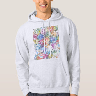 Coimbatore Tamil Nadu Stadtplan Hoodie