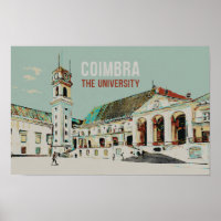 Coimbra, ehemalige Illustration der Universität, P