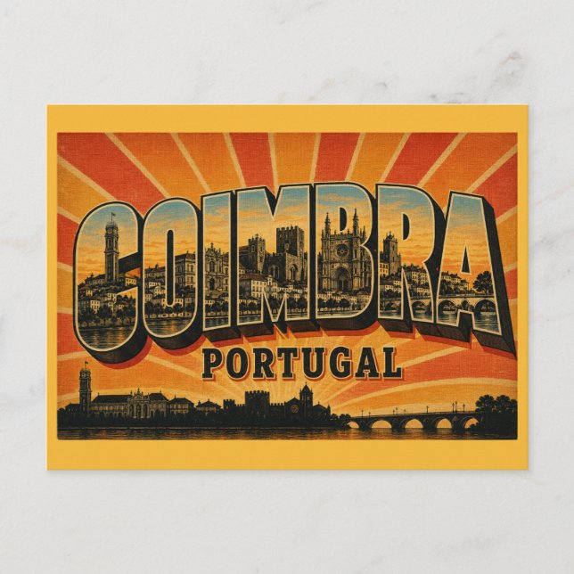 Coimbra Portugal  Postkarte (Vorderseite)