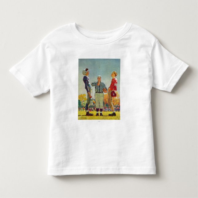Coin Toss von Norman Rockwell Kleinkind T-shirt (Vorderseite)