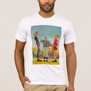 Coin Toss von Norman Rockwell T-Shirt