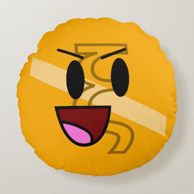 Coiny von Foney's Adventures Plush Rundes Kissen (Vorderseite)