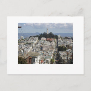 Coit Tower Landschaftlich Picture Postkarte