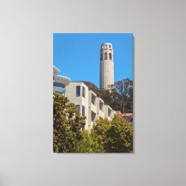 Coit Tower Leinwanddruck (Vorderseite)