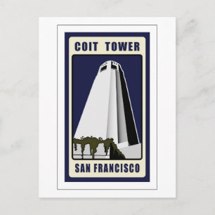 Coit Tower Postkarte