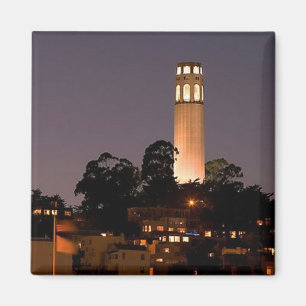 Coit Turm nachts Magnet
