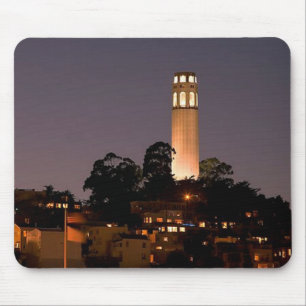 Coit Turm nachts Mousepad