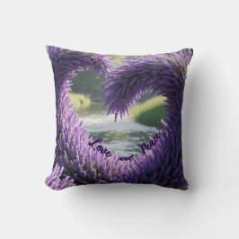 Cojín decorativo Lavanda – Love and Peace Kissen