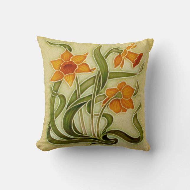 Cojín Decorativo Pillows Art nouveau style Beautuf Kissen (Vorderseite)