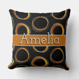 Cojín Decorativo Solar Eclipse Mid-Century Modern  Kissen