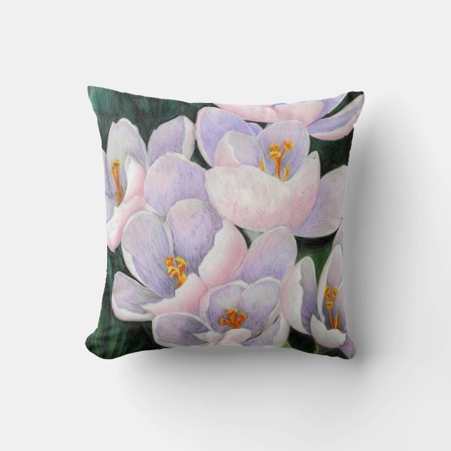 Cojín Throw Pillow Floral Dream Kissen (Vorderseite)