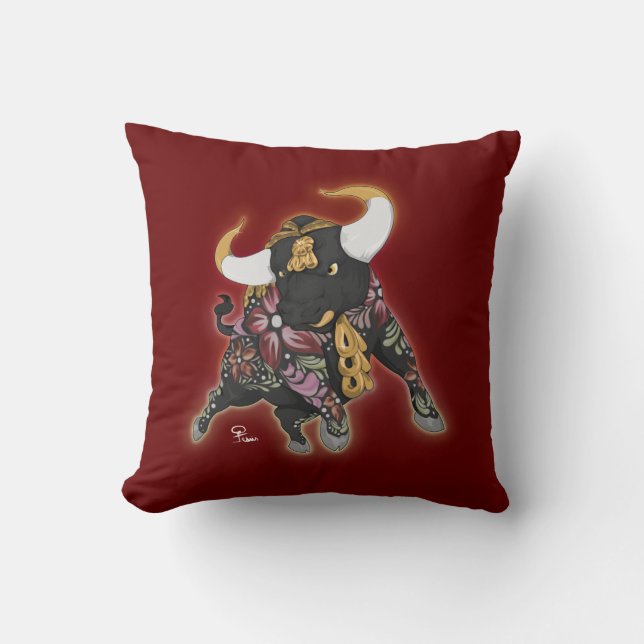 Cojín Torito De Pucará Kissen (Vorderseite)