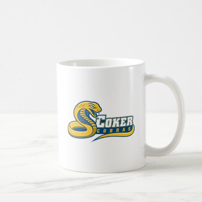 Coker University Cobras-Logo Kaffeetasse (Rechts)