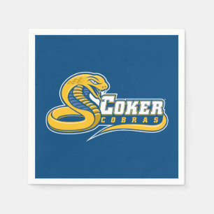 Coker University Cobras-Logo Serviette