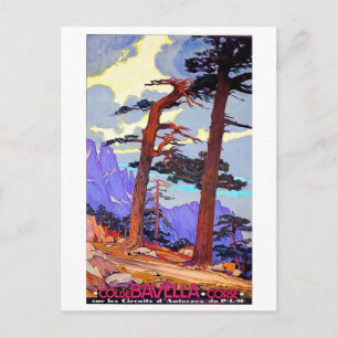 Col de Bavella Gebirgspass, Korsika, Frankreich Postkarte
