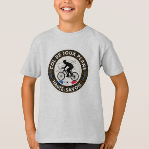 Col de Joux Flugzeug Französisch Alpes Fahrradtour T-Shirt