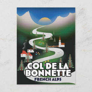 Col de la Bonette, Frankreich Postkarte