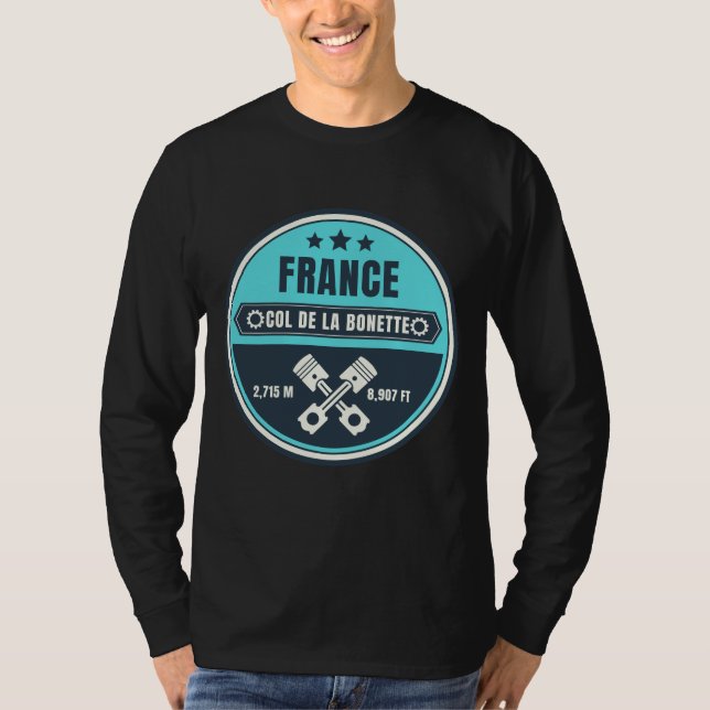 Col de la Bonette - Franz. T-Shirt (Vorderseite)