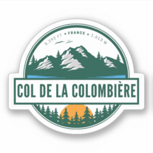 col de la colombiere,franz. alpines aufkleber