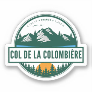 Col de la Colombière, Französische Alpen Aufkleber