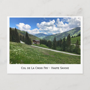 Col de La Croix Fry, Haute-Savoie, Französische Al Postkarte