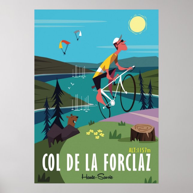 Col de la Forclaz Poster (Vorne)