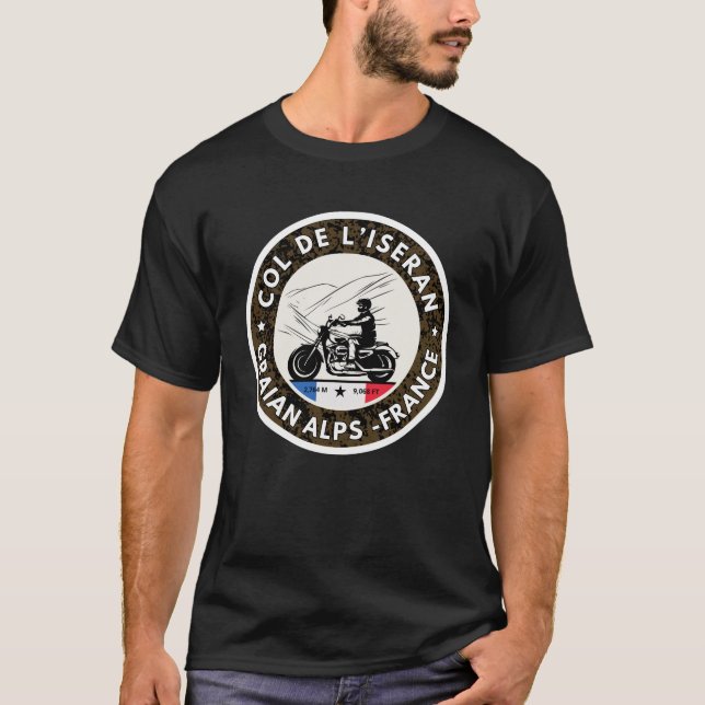 Col de l'Iseran - Franzose T-Shirt (Vorderseite)