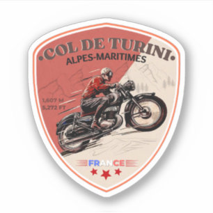 Col de Turini, Seealpen Aufkleber