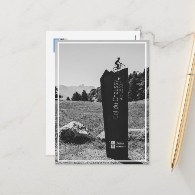 Col du Chaussy, Montvernier, Frankreich Feiertagspostkarte (Vorderseite/Rückseite Beispiel)