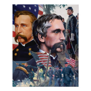 Col. Joshua Chamberlain MASH-UP Bürgerkrieg Poster