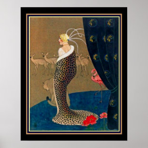 "Cola Abrigo" Art Deco Poster