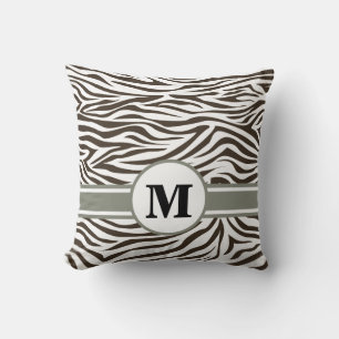 Cola Safari Zebra mit Monogram Kissen