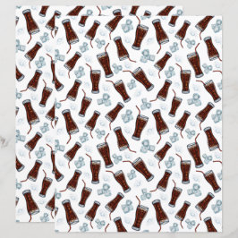 Cola Scrapbook Paper