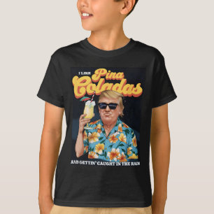 Coladas Donald Trump Sommerurlaub Hawaii Beach T-Shirt